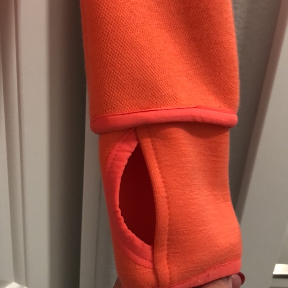 Adidas Z.N.E. Cotton Blend Orange Hoodie SZ SM - Picture 9 of 14